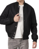All-Wool Letterman Jacket in Sleek All-Black All-Wool Letterman Jacket in Sleek All-Black