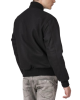All-Wool Letterman Jacket in Sleek All-Black All-Wool Letterman Jacket in Sleek All-Black