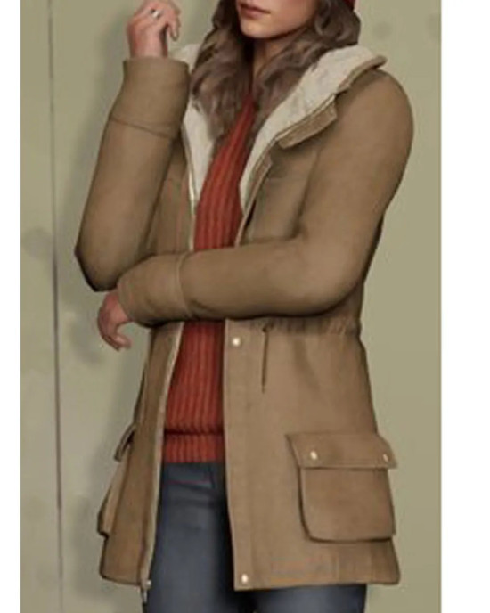 Alyson Ronan Tell Me Why Brown Coat Alyson Ronan Tell Me Why Brown Coat