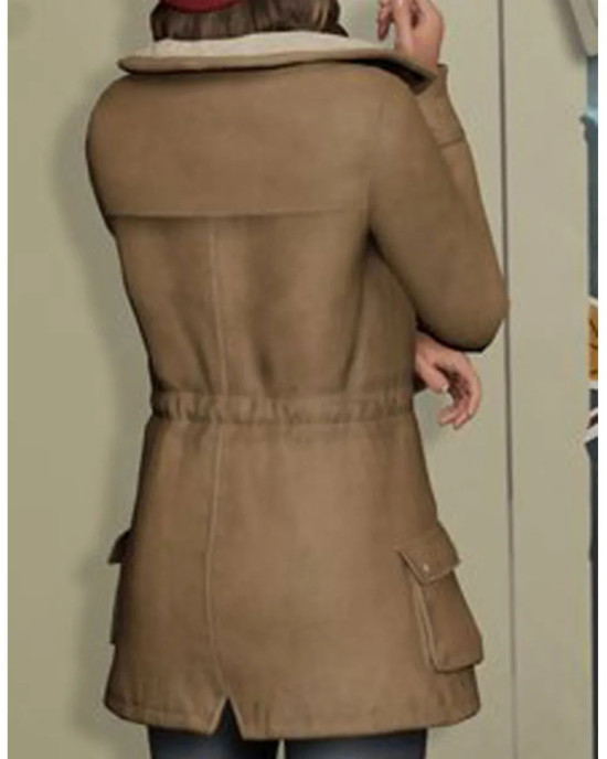 Alyson Ronan Tell Me Why Brown Coat Alyson Ronan Tell Me Why Brown Coat