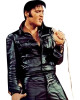 American Singer Elvis Presley Black Leather Jacket American Singer Elvis Presley Black Leather Jacket