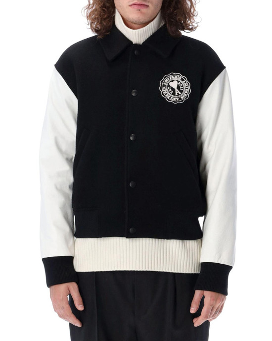 Ami Black and White Varsity Jacket Ami Black and White Varsity Jacket