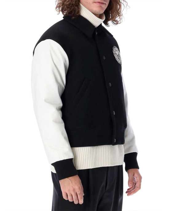 Ami Black and White Varsity Jacket Ami Black and White Varsity Jacket