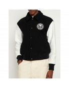 Ami Black and White Varsity Jacket