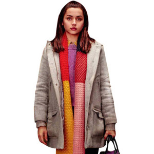 Ana De Armas Knives Out Wool Coat