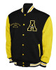 Appalachian State Mountaineers Fleece Black and Gold Varsity Jacket