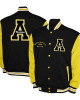 Appalachian State Mountaineers Fleece Black and Gold Varsity Jacket