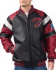 Arizona Cardinals G-III Faux Varsity Leather Jacket Arizona Cardinals G-III Faux Varsity Leather Jacket