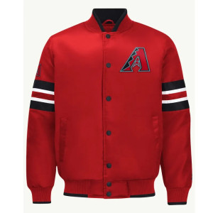 Shop Arizona Diamondbacks Scout I Red Satin Jacket  