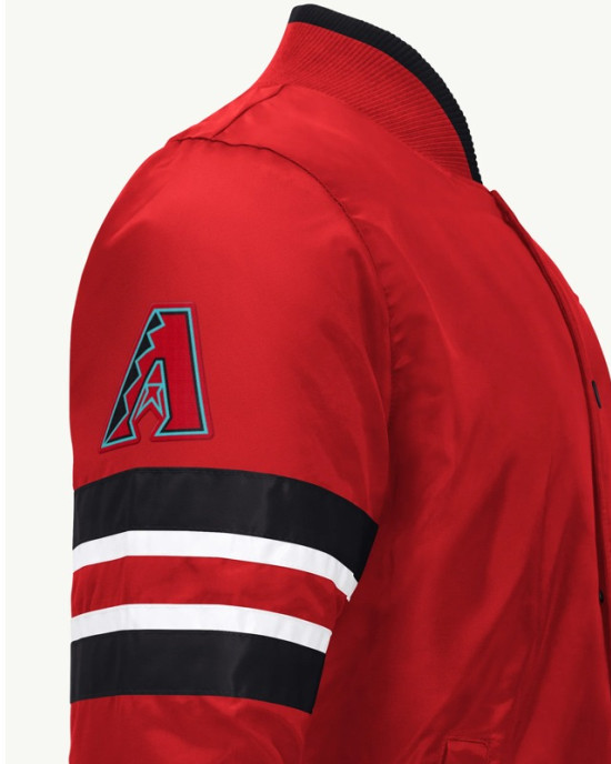 Arizona Diamondbacks Scout I Red Satin Jacket
