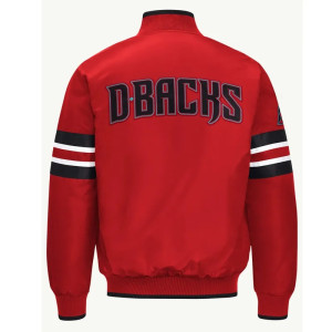 Shop Arizona Diamondbacks Scout I Red Satin Jacket  
