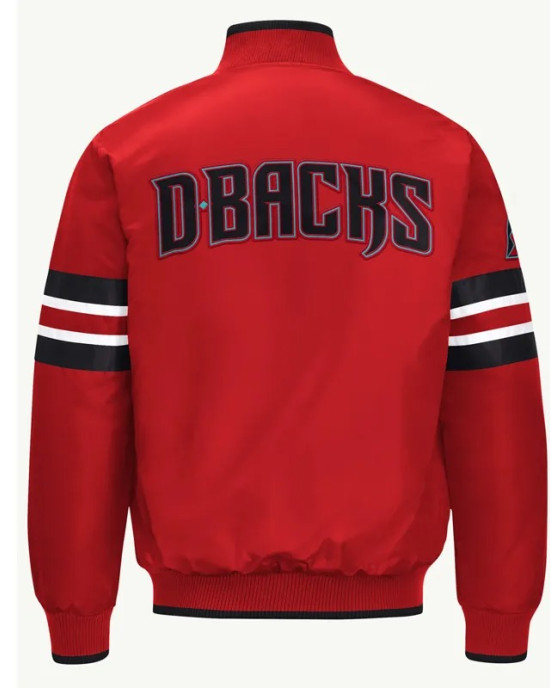 Arizona Diamondbacks Scout I Red Satin Jacket