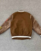 Astro World Brown Varsity Jacket Astro World Brown Varsity Jacket