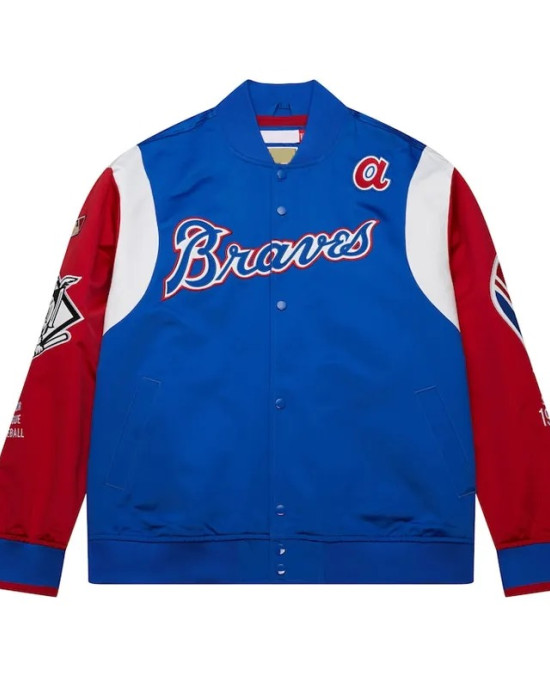 Atlanta Braves Cooperstown Team Origins Satin Jacket Atlanta Braves Cooperstown Team Origins Satin Jacket