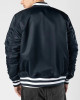 Atlanta Braves Full-Zip Navy Bomber Jacket
