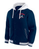 Atlanta Braves Navy Cotton Hooded Jacket