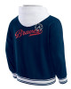 Atlanta Braves Navy Cotton Hooded Jacket