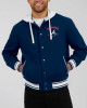 Atlanta Braves Navy Cotton Hooded Jacket
