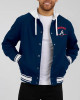 Atlanta Braves Navy Cotton Hooded Jacket