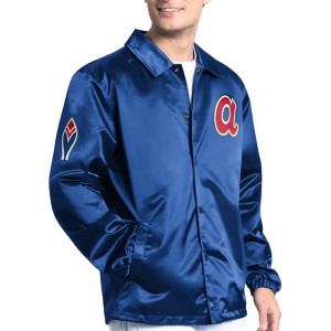 Atlanta Braves Point Man Coaches Royal Jacket