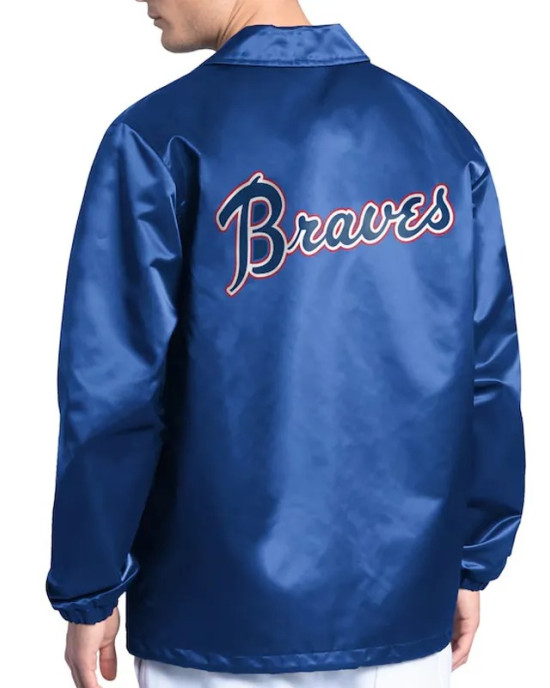 Atlanta Braves Point Man Coaches Royal Jacket