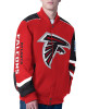Atlanta Falcons Prime Time Racing Full-Zip Red Cotton Jacket