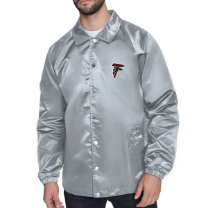 Atlanta Falcons Retro Logo Coaches Jacket