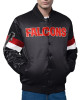 Atlanta Falcons Triple Option Varsity Satin Jacket