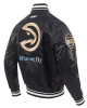 Atlanta Hawks 2024/25 City Edition Chenille Black Satin Jacket