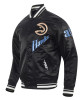 Atlanta Hawks 2024/25 City Edition Chenille Black Satin Jacket