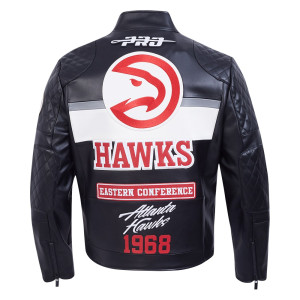 Atlanta Hawks Men's Moto Jacket