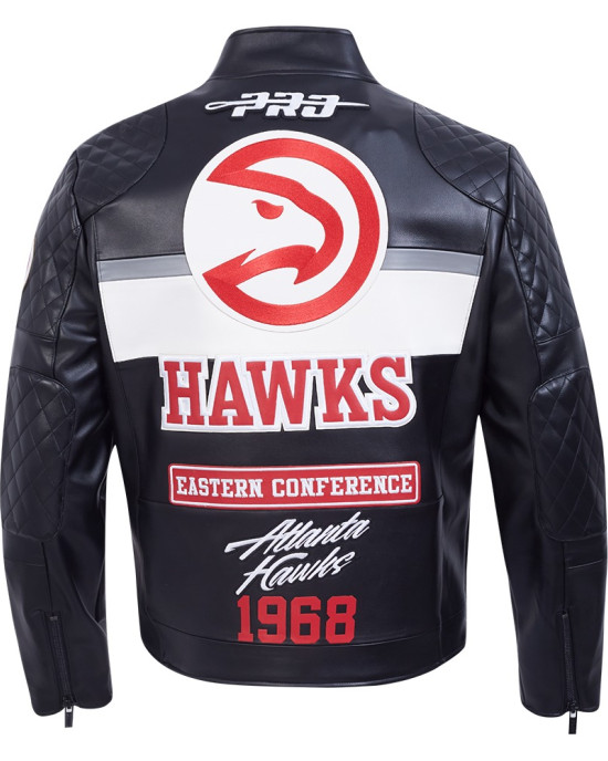 Atlanta Hawks Men's Moto Jacket