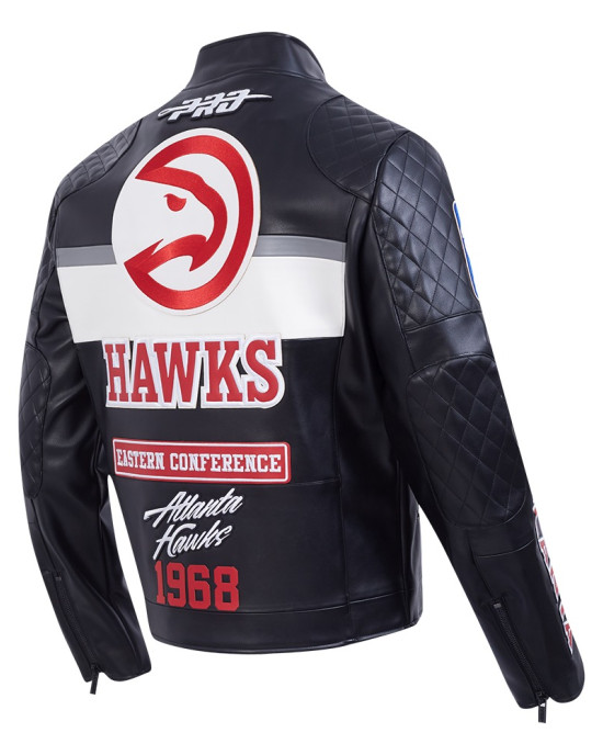 Atlanta Hawks Men's Moto Jacket