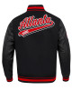 Atlanta Hawks Script Tail Classic Rib Varsity Jacket Atlanta Hawks Script Tail Classic Rib Varsity Jacket