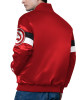 Atlanta Hawks Triple Option Varsity Satin Jacket