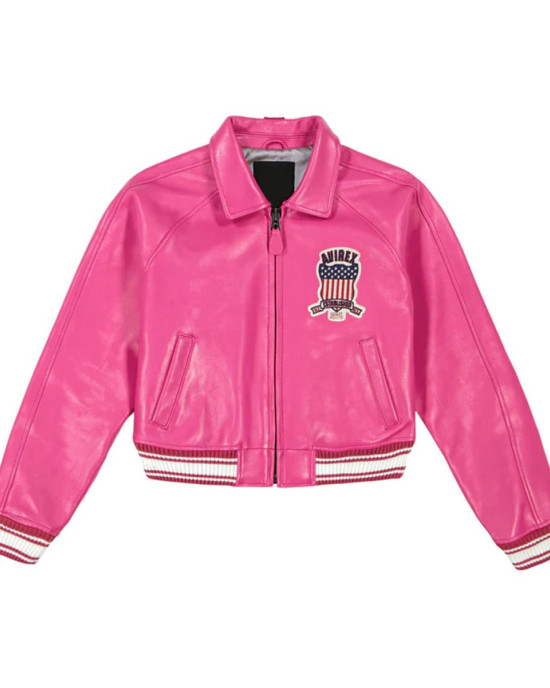 Avirex Cropped Leather Jacket Avirex Cropped Leather Jacket
