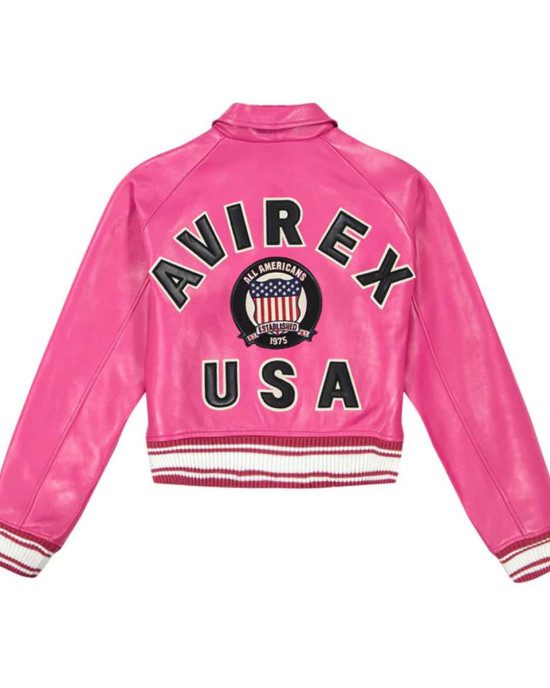 Avirex Cropped Leather Jacket Avirex Cropped Leather Jacket