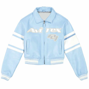 Avirex N4 Cropped Leather Jacket