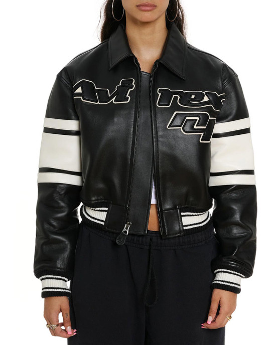 Avirex N4 Cropped Leather Jacket Avirex N4 Cropped Leather Jacket