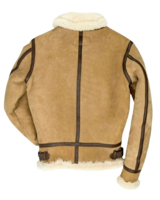 B3 Bomber Suede Leather Shearling Jacket B3 Bomber Suede Leather Shearling Jacket