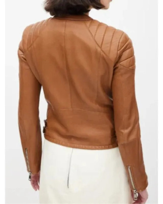 Ballard Season 1 Maggie Q Leather Jacket