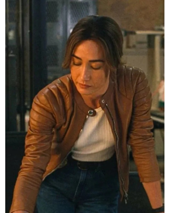 Ballard Season 1 Maggie Q Leather Jacket