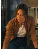 Ballard Season 1 Maggie Q Leather Jacket