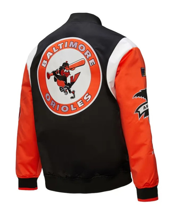 Baltimore Orioles Cooperstown Team Origins Satin Jacket Baltimore Orioles Cooperstown Team Origins Satin Jacket