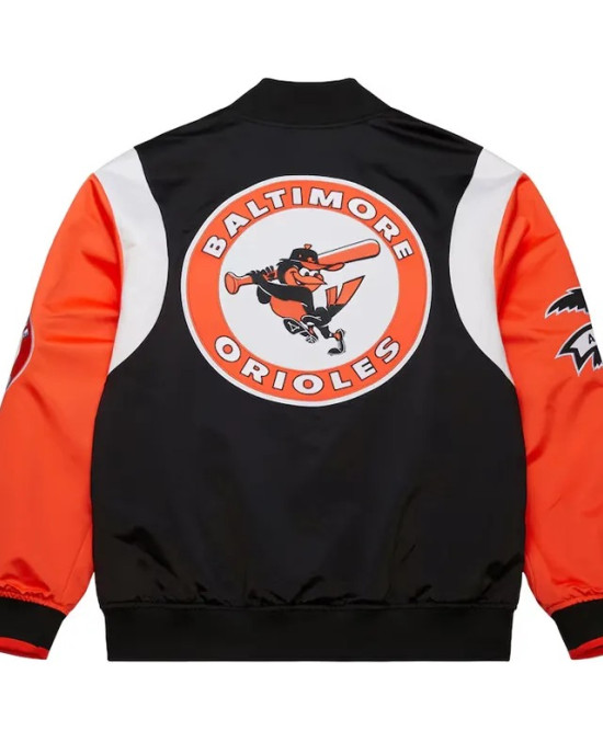 Baltimore Orioles Cooperstown Team Origins Satin Jacket Baltimore Orioles Cooperstown Team Origins Satin Jacket