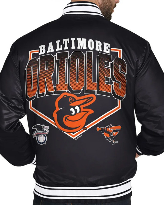 Baltimore Orioles Home Plate Printed Graphic Jacket