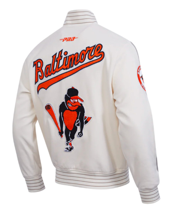 Baltimore Orioles Logo Game Day Eggshell Jacket Baltimore Orioles Logo Game Day Eggshell Jacket