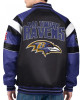Baltimore Ravens G-III Faux Varsity Leather Jacket
