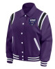 Baltimore Ravens Lightweight Purple Varsity Satin Jacket