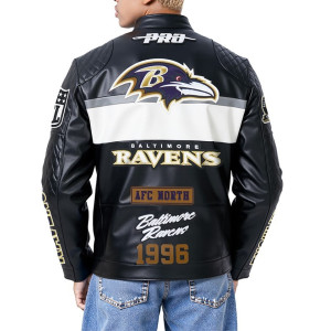 Baltimore Ravens Men's Moto Jacket